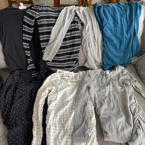 Lot of maternity sweaters/tops
